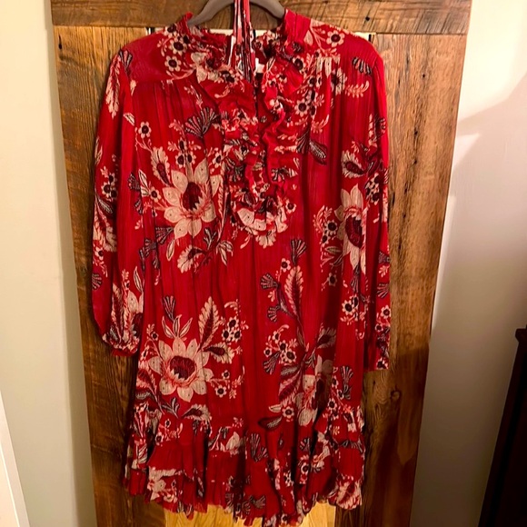 Dresses & Skirts - Zimmerman; Size 3 (10) l; Gorgeous silk dress with full slip liner; red